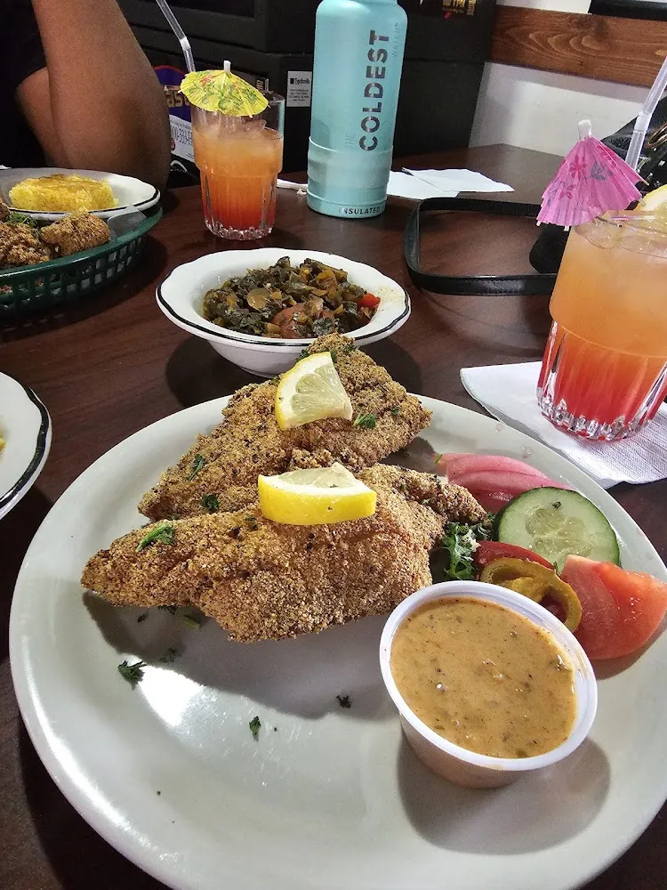 Cajun Catfish Dinner